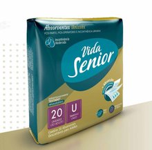 Absorvente Geriátrico Vida Senior com 20 unidades