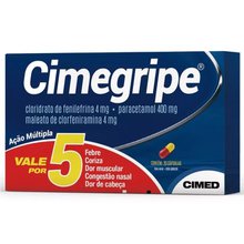 Cimegripe com 20 Cápsulas