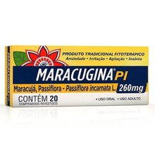 Maracugina Pi 260Mg com 20 Comprimidos