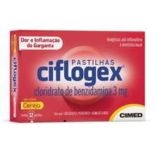 Ciflogex Past 3Mg Cereja com 12