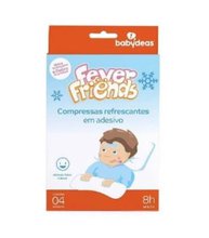 Compressa Refrescante Fever Friends com 4 Unidades