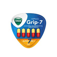 Vick Pyrena Grip-7 Com 5 Cápsulas