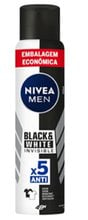 Desodorante Aerossol Nívea Invisible Black White Men 200Ml