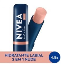 Protetor Labial Nivea Lip Care Nude 4,8G