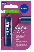 Protetor Labial Nivea Lip Violeta 4,8G