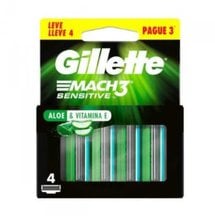 Carga Gillette Mach3 Sensitive Leve 4 Pague 3
