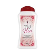 Talco Desodorante Perfumado Tabu Flores 100G