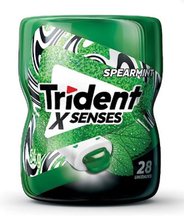 Goma de Mascar Trident X senses Spearmint  Com 28 54G