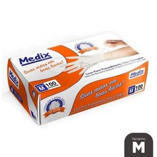 Luva Procedimento Medix M Com 100