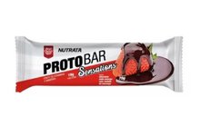 Barra De Cereal Nutrata Protobar Sensatios Sabor Morango Com Chocolate 70G