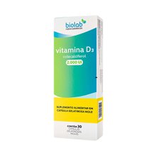 Vitamina D3 2.000UI Com 30 Cápsulas