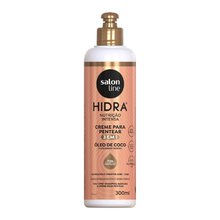 Creme Para Pentear Salon Line Hidra 3 Em 1 Óleo De Coco 300Ml