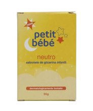 Sabonete Infantil Petit Bébé Glicerina Neutro 90G