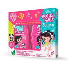 Kit Shampoo Acqua Kids Luluca + Condicionador Acqua Kids Luluca Para Todos Os Tipos De Cabelos 250Ml