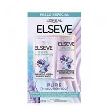 Kit Elseve Pure Hialurônico Shampoo 375Ml + Condicionador 170Ml