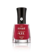 Esmalte Risqué Diamond Gel Vinho Bordô