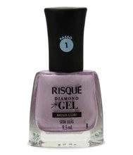 Esmalte Risqué Diamond Gel Seda Lilás 9.5Ml