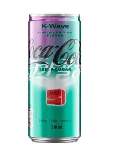 Refrigerante Coca Cola K Wave Fruity Fantasy Lata Sleek 310Ml