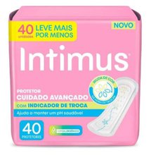 Absorvente Intimus Days Protetor Diario Com Indicador Troca Com 40