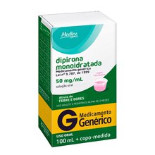 Dipirona Sódica Solução Oral com 100Ml Medley