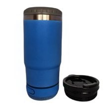 Copo Térmico com Som ONEX SOM-6701 Azul 420ML