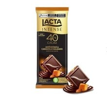 Chocolate Lacta Intense 40% Amêndoas e Caramelo Salgado 85g