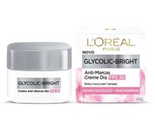 Creme Facial Anti-Marcas Dia L'oréal Paris Glycolic Bright FPS 30 49g