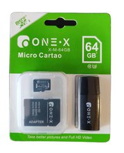 CARTAO MEMORIA ONEX 64GB + PEN DRIVE XM64GB