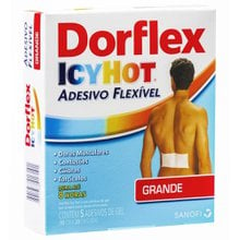 Dorflex Icy Hot Com 5 Adesivos Grandes