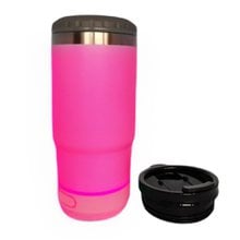 Copo Térmico com Som ONEX SOM-6701 Pink 420ML