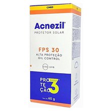 Protetor Solar Acnezil FPS30 Oil Control com 60G