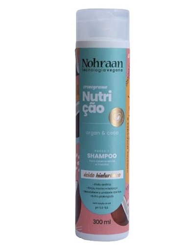 Shampoo Nohraan Vegano Nutrição 300Ml Shampoo Nohraan Vegano Nutrição 300Ml