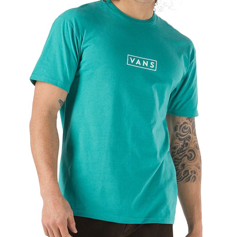 camiseta verde vans