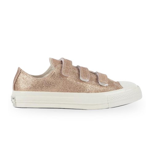 TENIS CHUCK 70 3V CONVERSE ALL STAR OX PRISM GLITTER OURO ESCURO Nativo Exclusive