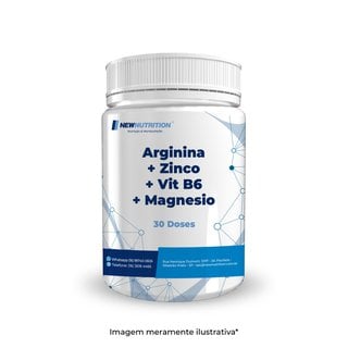 Arginina + Zinco + Vit B6 + Magnesio 30 doses