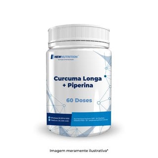 Curcuma Longa 450mg + Piperina 5mg 60 cápsulas