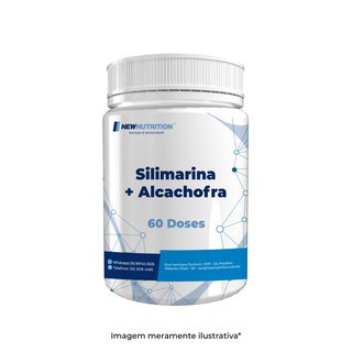 Silimarina 200mg + Alcachofra 400mg 60 doses