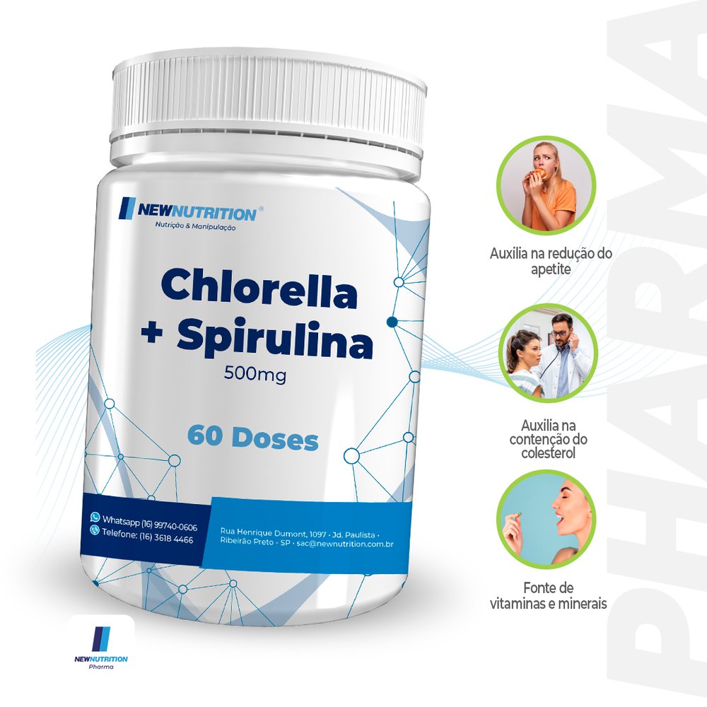 Chlorella + Spirulina NewNutrition