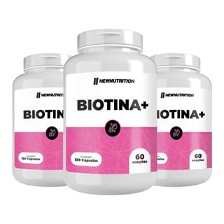 Combo 3 Biotina+ 120 cápsulas
