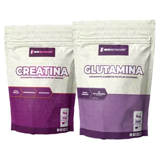 Kit Creatina + Glutamina