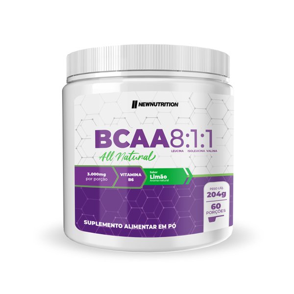 BCAA 811 ALL NATURAL 204g NewNutrition