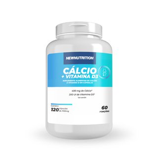 Cálcio + Vitamina D3 120 Cápsulas