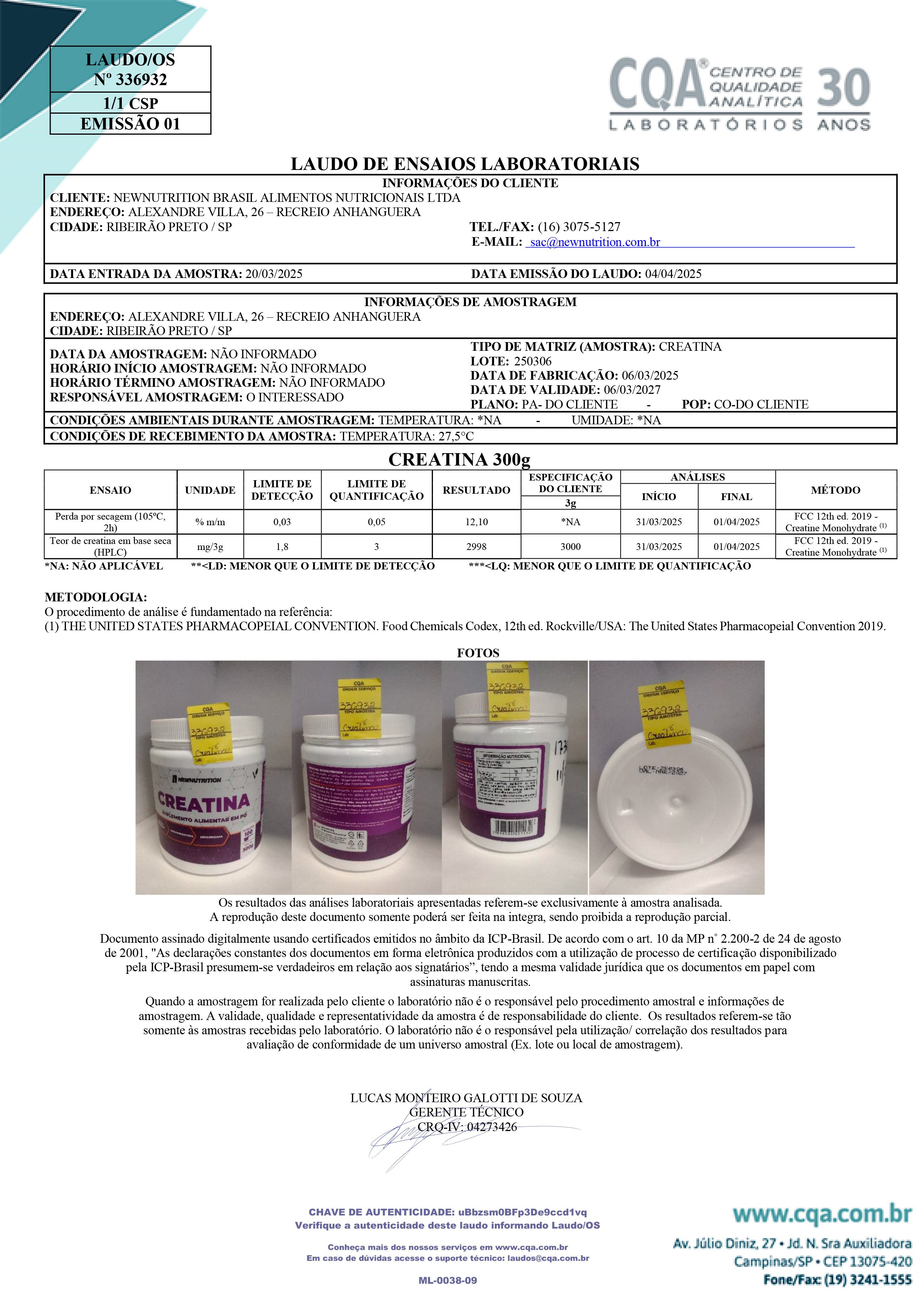 Creatina NewNutrition