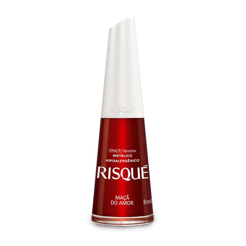 Esmalte Risqué Metálico Maçã Do Amor