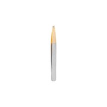 Pinça Enox Silver Gold Ponta Fina 1702