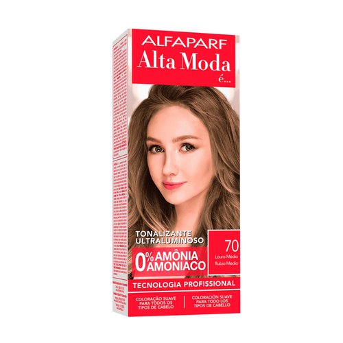 Tonalizante Alta Moda 7.0 Louro Médio