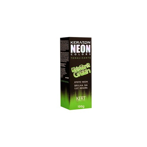 Tonalizante Keraton Hard Color Neon Kriptonit Green - 100g