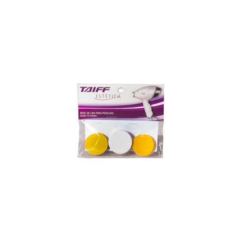 Refil para Pedicuro Lixa Taiff Soft Feet - 10 Unidades