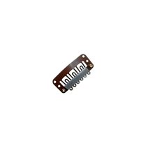 Presilha Tic Tac para Mega Hair Cabell Castanho N 2