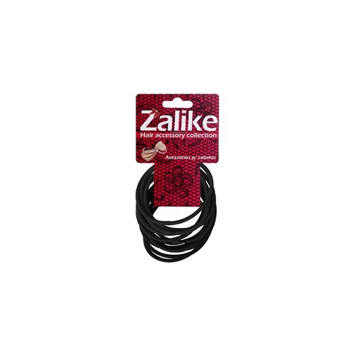 Elástico sem Metal Zalike Preto - 12 Unidades